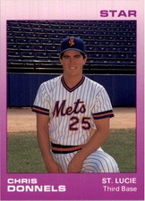 1988 St. Lucie Mets Star #6 Chris Donnels