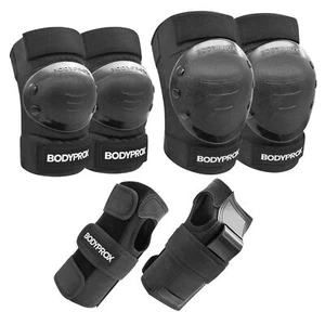 Knee Pads Elbow Pads Wrist Guards Set for Inline Skating Skateboarding Roller... - Picture 1 of 6