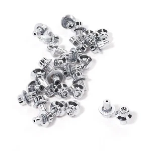 100pcs 14mm 0.54in Wheel Rim Lip Rivets Nuts for 6.3mm 0.25in Hole Plastic Rivet - Picture 1 of 8