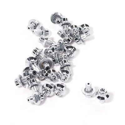 100pcs 14mm 0.54in Wheel Rim Lip Rivets Nuts for 6.3mm 0.25in Hole Plastic Rivet - Image 1 of 4
