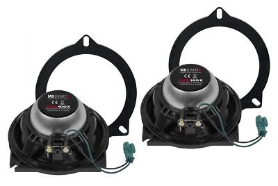 MB Quart QMB100X Koaxial 10 cm Lautsprecher kompatibel mit BMW 3er E92 Coupe - Bild 1 von 4