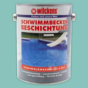 Wilckens Schwimmbeckenfarbe Poolfarbe Poolgrün 2,5 Liter (11,16€/1l) - Bild 1 von 2
