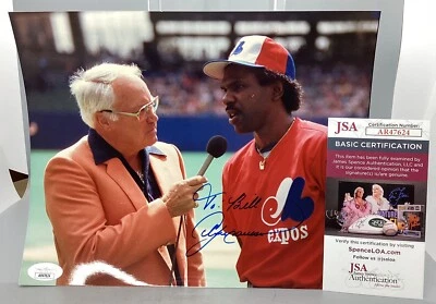 Andre Dawson - Autographed 10” x 8” Photograph - JSA Certified - Image 1 of 3