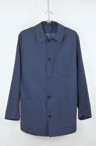 Abrigo Canali - Ropa exterior italiana clásica de lana azul marino a medida - Imagen 1 de 1