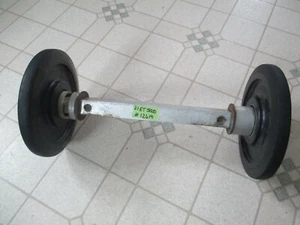 Vintage 81 Arctic Cat El Tigre 5000 Snowmobile Rear Axle & Bogies 500 80 - Picture 1 of 7