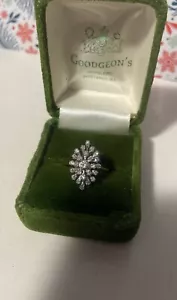 Vintage 14K Gelbgold Diamant Starburst Cluster Ring 1,5-2,5 Tcw 4,9 Gramm Stunnin - Bild 1 von 16