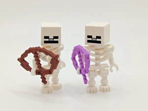 Lego® Minecraft - 2x min011 Skelett mit Bogen - NEU - Bild 1 von 2