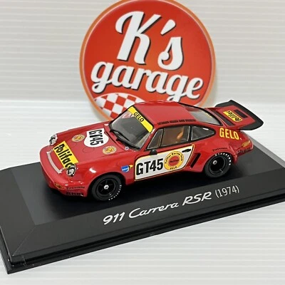 MINICHAMPS 1/43 PORSCHE 911 Carrera RSR 1974 GT45 red GELO Dealer edition - Image 1 of 4