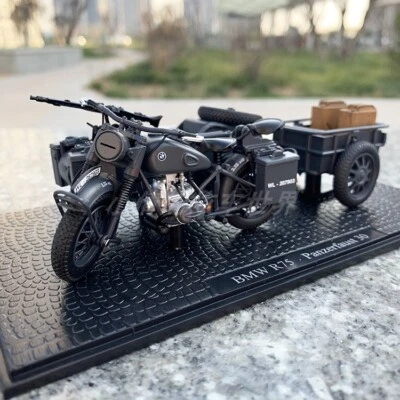 1/24 Scale BMW R75 Motorcycle World War II Diecast Model Toys Gift NIB - Image 1 of 4