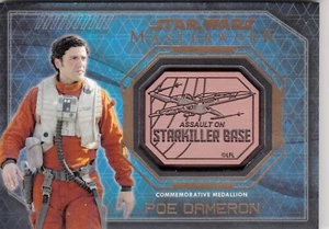 2016 Star Wars Masterwork Medaillon Relikte Poe Dameron Starkiller Basis - Bild 1 von 1