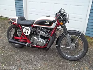 HIGHEST QUALITY BLACK TANK TRIM FOR HONDA CB 750 550 350 360 Cafe Racer A - Foto 1 di 2