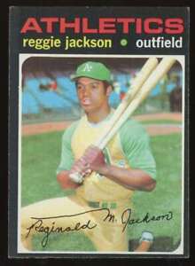 1971 Topps Reggie Jackson #20 Oakland Athletics NM Near Mint