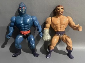Vintage MOTU Webstor 1981 Taiwan & Fisto 1983 Hong Kong Masters Of The Universe - Picture 1 of 14