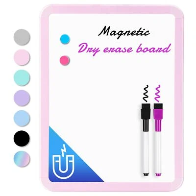 Magnetisches Mini Whiteboard 216 x 279 cm – A4 Wochenplaner abwischbar mit 4 ... - Bild 1 von 4