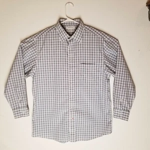 Camisa para hombre Daniel Cremieux manga larga con botones fina algodón pima talla L - Imagen 1 de 3