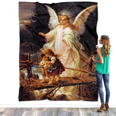 MEPERUS Guardian Angel Blanket, Guardian Angel Fleece, Sherpa Blanket Soft and Warm