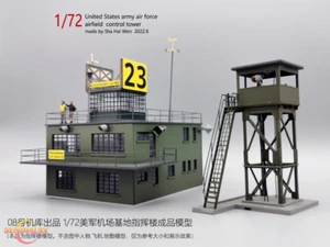 1:72 Diorama US Military Fighter Command LED Lighting Scene Building Model Gift - Picture 1 of 13