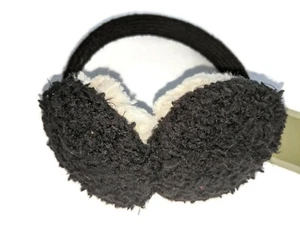 Fownes Quality Black Ivory Faux Fur Earmuffs, Style3455 - Bild 1 von 2