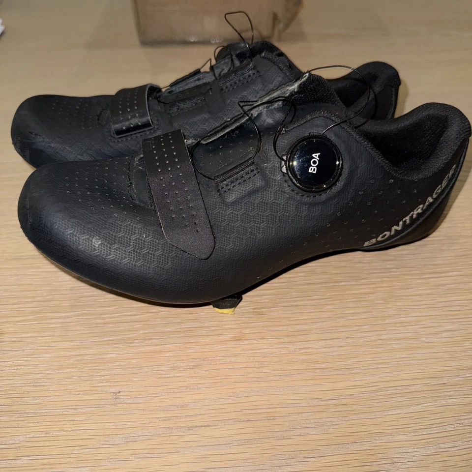 Bontrager Circuit Negro Carretera Ciclismo Bicicleta Sistema Boa Zapatos Para Hombre US 8 EUR 41 Foto 1 de 4
