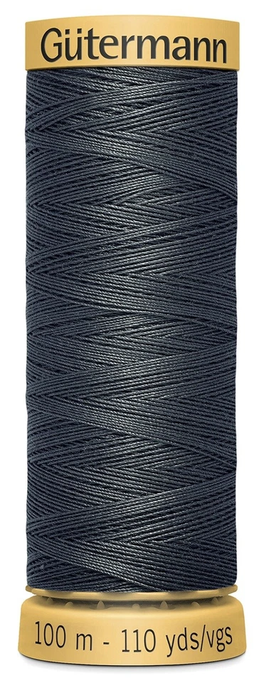 Gutermann Natural Cotton Thread 110yd-Grey - Image 1 of 1