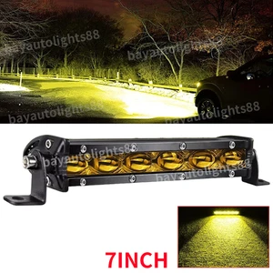 7 pulgadas 20000lm Barra de luz luces LED combo de flujo puntual Combo Offroad - Picture 1 of 12