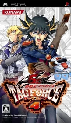 Video Game Konami Yu-Gi-Oh! 5D's Tag Force 4 Sony PSP F/S w/Tracking# Japan New - Image 1 of 3