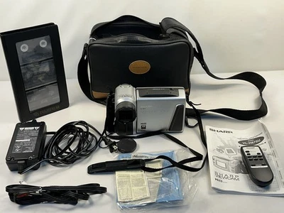 Sharp Viewcam VL-H875U Hi8 Camcorder w/AC Adapter, Remote, Battery, Case, Manual - Image 1 of 4