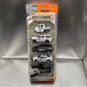 MIB Matchbox NYPD Exclusive Police Rescue 5-Pack Diecast Car Set - Picture 1 of 3