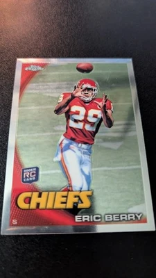 2010 Topps Chrome Eric Berry C195 controle remoto - Imagem 1 de 2