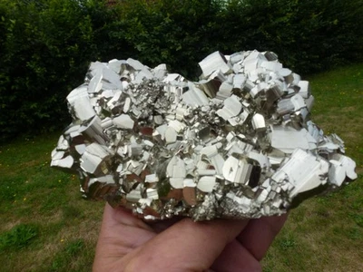 Pyrit Würfel, Huanzala Mine Ancash Peru # 3 - Bild 1 von 4