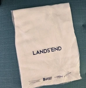 Sciarpa Lands' End CashTouch BIANCA frangia 100% acrilico morbida invernale avvolgente - Foto 1 di 7