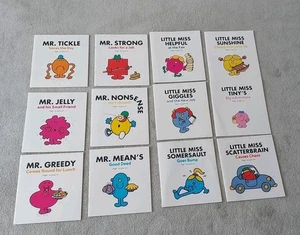 Mr MEN Little MISS books By Roger Hargreave Collection Of 12 Paperback 20x20cm - Picture 1 of 5