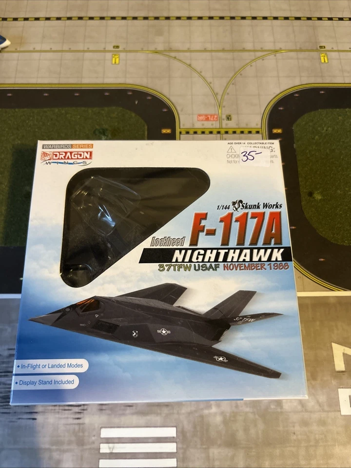 Dragon, 1:144 scale, F-117A Nighthawk, USAF 37th TFW, 417th TFS, 1988, #51051 - Image 1 of 4