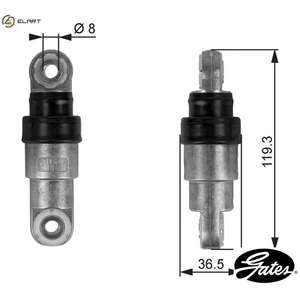 VIBRATION DAMPER VRIBBED BELT T38218 FOR BMW 5/X/SAV/E3/E39 7/E38 X5/E53 3.5L - Picture 1 of 9
