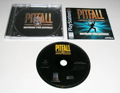 Pitfall 3D Beyond The Jungle (Sony Playstation PS1, 1998) Complete Game *Nice!* - Image 1 of 4