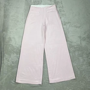Pantalón Sandro Paris Pierna Ancha Estilo Phoenix Rosa Claro Mujer’s 26x28 - Imagen 1 de 8