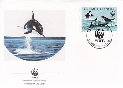 WWF394) World Wide Fund for Nature Official First Day Cover set of 4 1992, S Tom - image 1 of 4