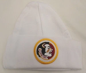 Florida State Seminoles White Baby Beanie Cap 18 24 Months - Picture 1 of 2
