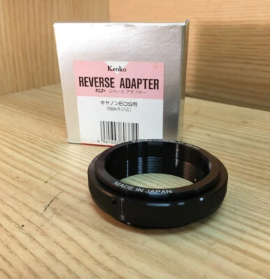 Brand New Kenko Reverse Adapter for Canon EOS 58mm From Japan #P3-50H - Image 1 of 4