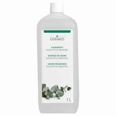 cosiMed Saunaduft Eucalyptus-Menthol Konzentrat Saunaaufguss Saunazubehör, 1 l - Bild 1 von 2