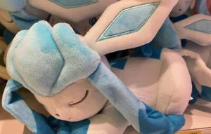 Pokemon Sleeping Friend Plush Stuffed Toy Glaceon S Size Pocket Monster Doll New - Picture 1 of 13