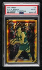 1996-97 Topps Finest Rare - Gold Refractor Jeff Hornacek #136 PSA 8