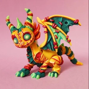 Dragón de Peluche Articulado, Flexi Regalo Halloween, Impreso en 3D - Imagen 1 de 47