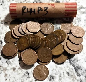 1 Roll Of 1944 P U.S. Lincoln Wheat Pennies R44P-3 - Picture 1 of 2