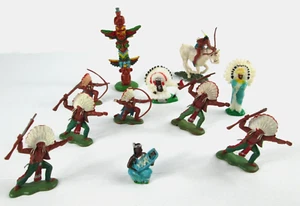 Figuras de tótem sin marca hechas en Hong Kong para británicos LTD Wilton Indians - Imagen 1 de 14