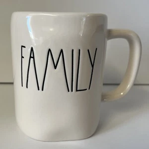 Rae Dunn Artisan Collection FAMILY Mug by Magenta 192 - Ivory with Black Letters - Picture 1 of 3