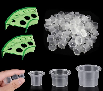 Ink Cups Einweg 300 Stück - Tattoo Farbkappen Cups - Tintenbecher Tattoo, Mischg