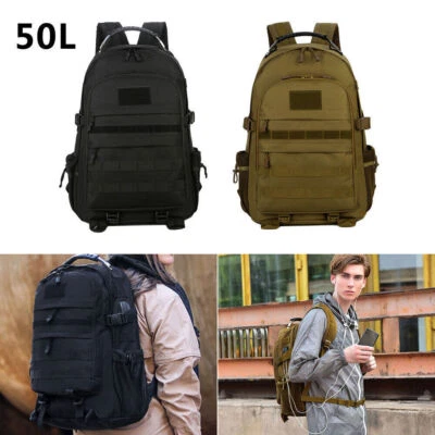 40L Rucksack Herren Damen Wasserdichter Wanderrucksack Outdoor Sport Camping - Bild 1 von 4