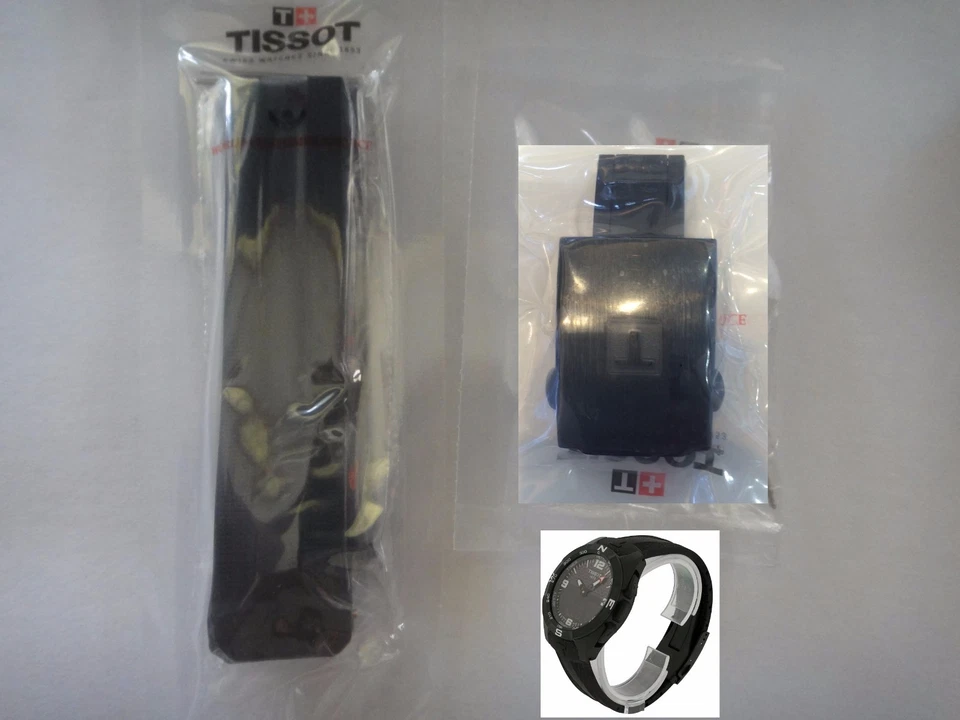 Titanium Tissot T-touch Expert Solar T640033494 Deployant Buckle 20mm