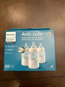 Philips Avent Anti-Colic Bottle With AirFree Vent Blue 9 oz 3 Ct. Baby Bottle - Picture 1 of 4